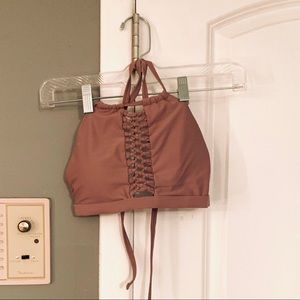 Dusty Pink Bathing Suit Top